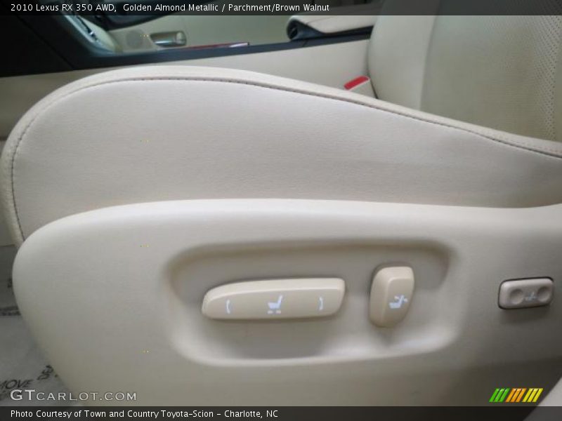 Golden Almond Metallic / Parchment/Brown Walnut 2010 Lexus RX 350 AWD