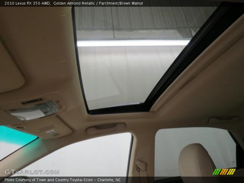 Golden Almond Metallic / Parchment/Brown Walnut 2010 Lexus RX 350 AWD