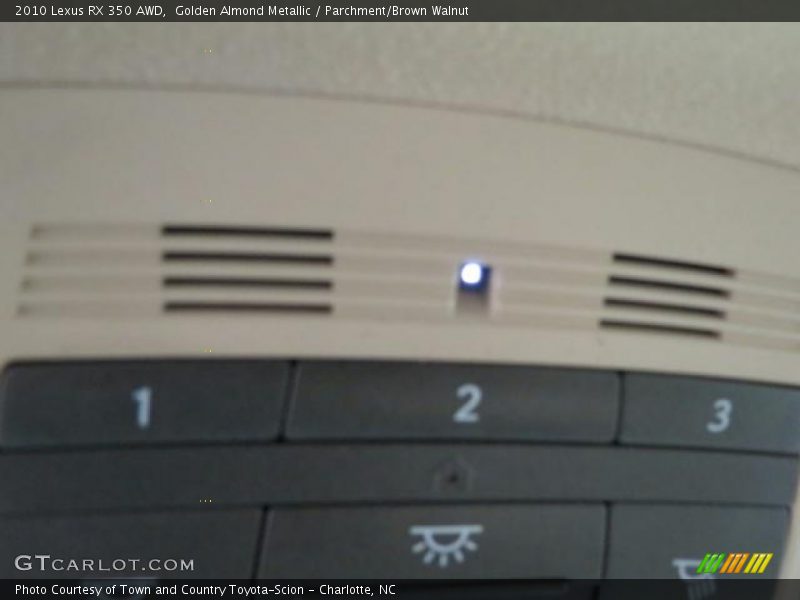 Golden Almond Metallic / Parchment/Brown Walnut 2010 Lexus RX 350 AWD