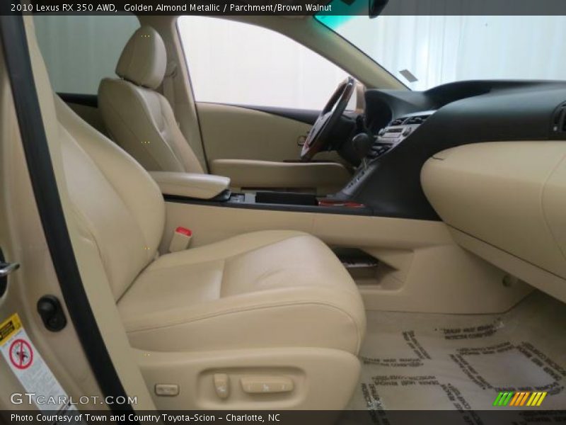 Golden Almond Metallic / Parchment/Brown Walnut 2010 Lexus RX 350 AWD