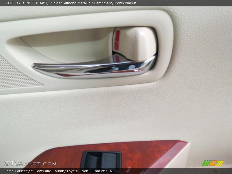 Golden Almond Metallic / Parchment/Brown Walnut 2010 Lexus RX 350 AWD