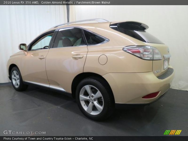 Golden Almond Metallic / Parchment/Brown Walnut 2010 Lexus RX 350 AWD