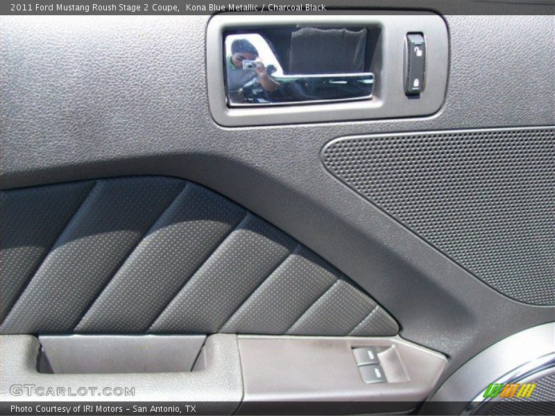 Kona Blue Metallic / Charcoal Black 2011 Ford Mustang Roush Stage 2 Coupe