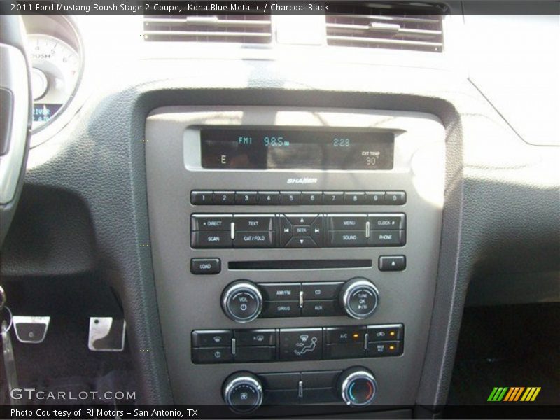 Kona Blue Metallic / Charcoal Black 2011 Ford Mustang Roush Stage 2 Coupe