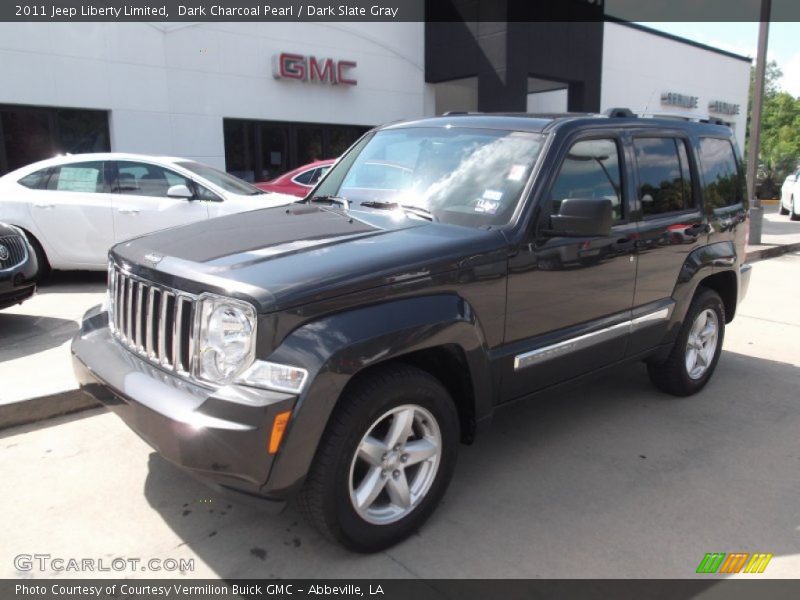 Dark Charcoal Pearl / Dark Slate Gray 2011 Jeep Liberty Limited