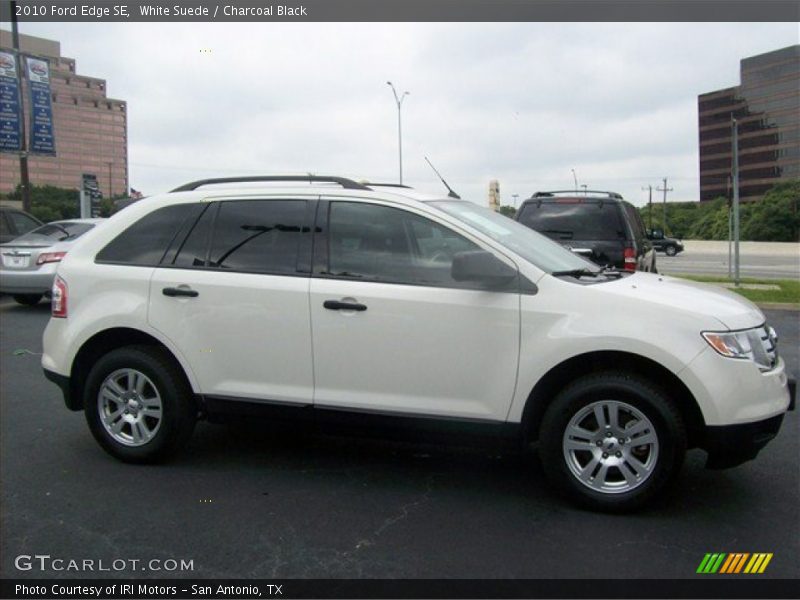 White Suede / Charcoal Black 2010 Ford Edge SE