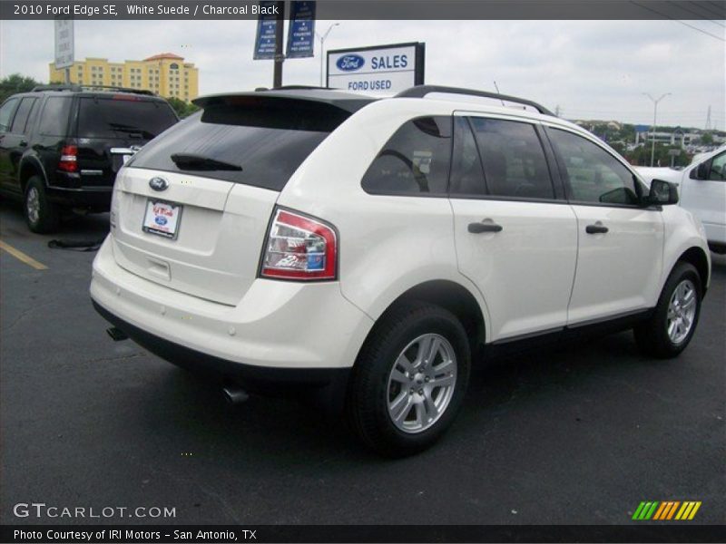 White Suede / Charcoal Black 2010 Ford Edge SE