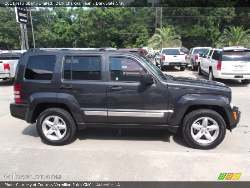 Dark Charcoal Pearl / Dark Slate Gray 2011 Jeep Liberty Limited