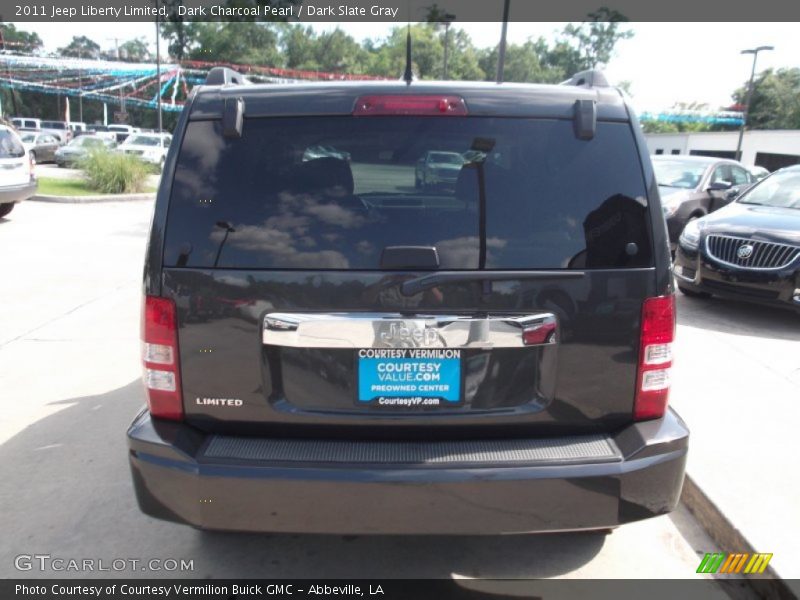 Dark Charcoal Pearl / Dark Slate Gray 2011 Jeep Liberty Limited