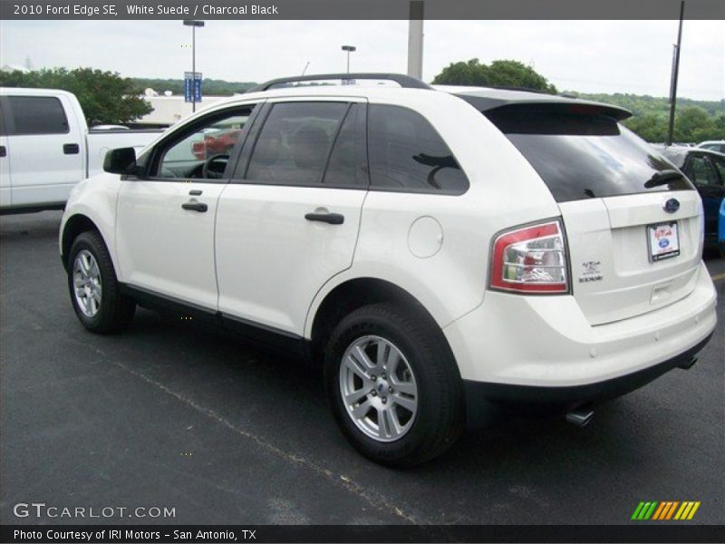 White Suede / Charcoal Black 2010 Ford Edge SE