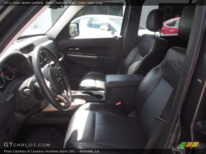 Dark Charcoal Pearl / Dark Slate Gray 2011 Jeep Liberty Limited