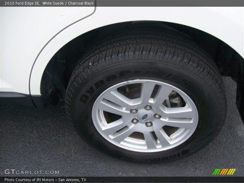 White Suede / Charcoal Black 2010 Ford Edge SE