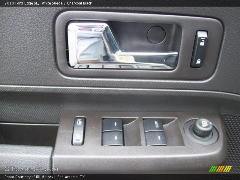 White Suede / Charcoal Black 2010 Ford Edge SE