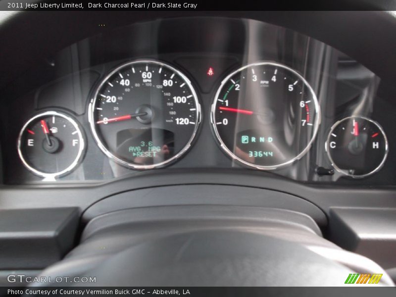 Dark Charcoal Pearl / Dark Slate Gray 2011 Jeep Liberty Limited