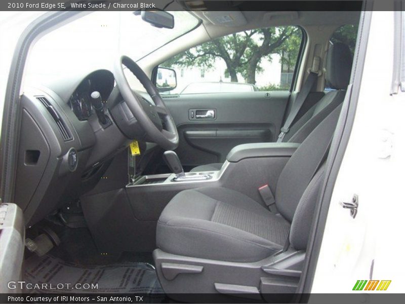 White Suede / Charcoal Black 2010 Ford Edge SE