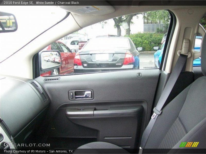 White Suede / Charcoal Black 2010 Ford Edge SE
