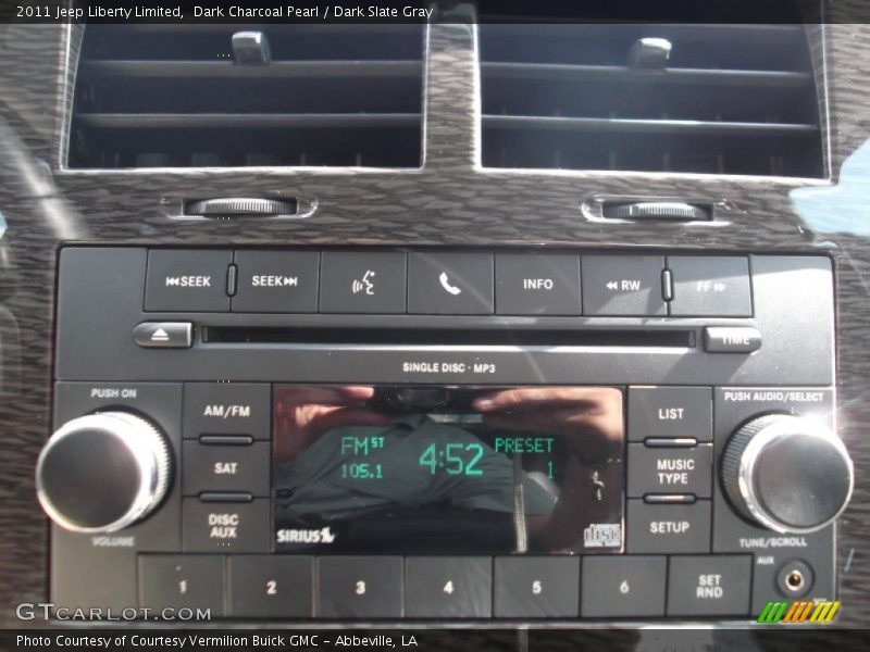 Dark Charcoal Pearl / Dark Slate Gray 2011 Jeep Liberty Limited