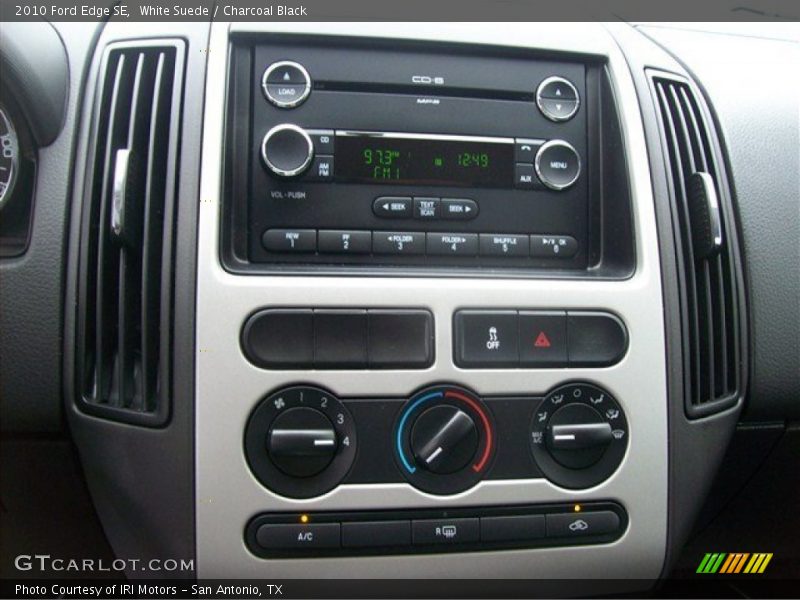 White Suede / Charcoal Black 2010 Ford Edge SE