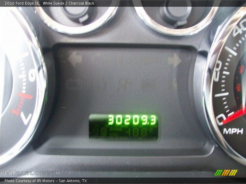 White Suede / Charcoal Black 2010 Ford Edge SE