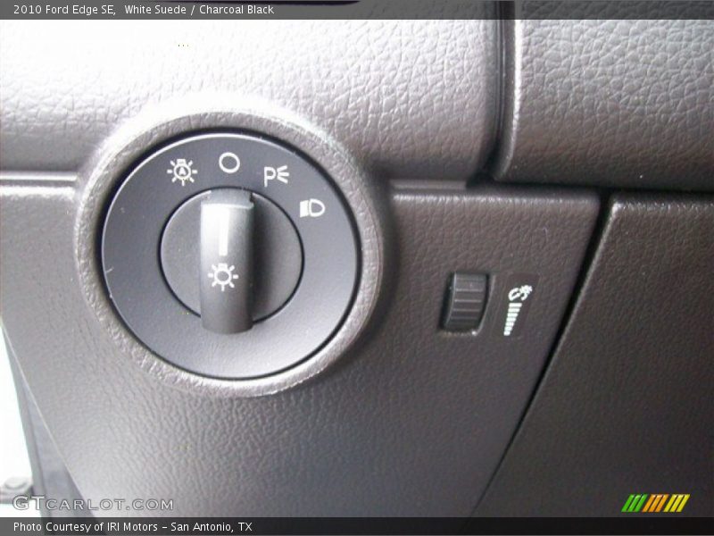 White Suede / Charcoal Black 2010 Ford Edge SE