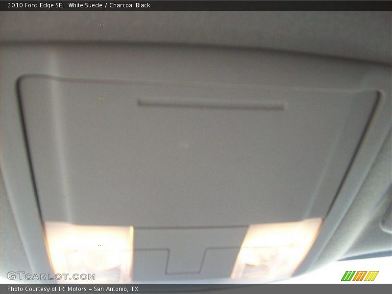 White Suede / Charcoal Black 2010 Ford Edge SE