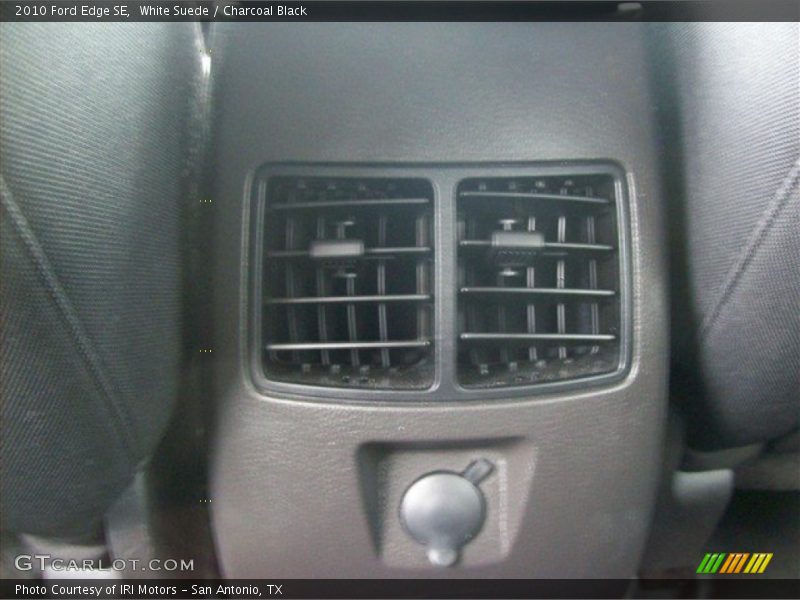 White Suede / Charcoal Black 2010 Ford Edge SE