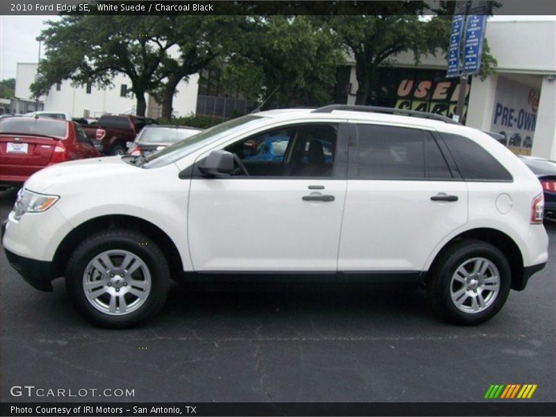 White Suede / Charcoal Black 2010 Ford Edge SE