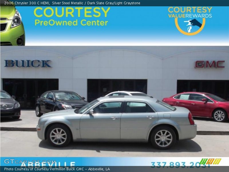 Silver Steel Metallic / Dark Slate Gray/Light Graystone 2006 Chrysler 300 C HEMI