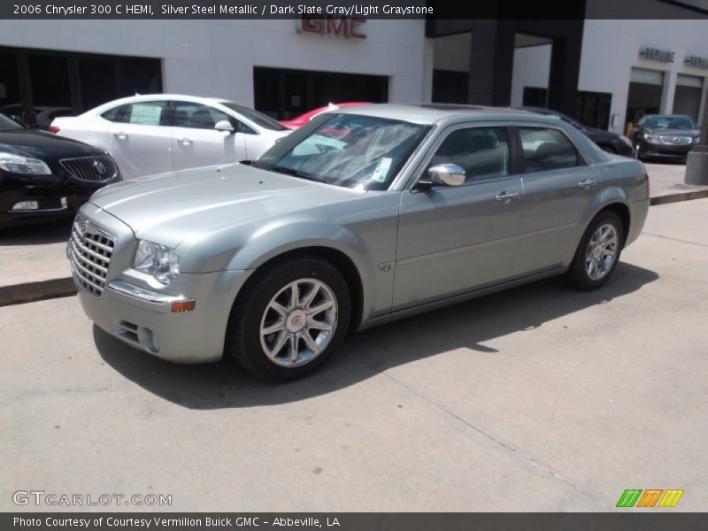 Silver Steel Metallic / Dark Slate Gray/Light Graystone 2006 Chrysler 300 C HEMI