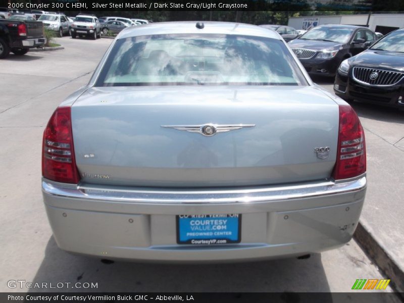 Silver Steel Metallic / Dark Slate Gray/Light Graystone 2006 Chrysler 300 C HEMI