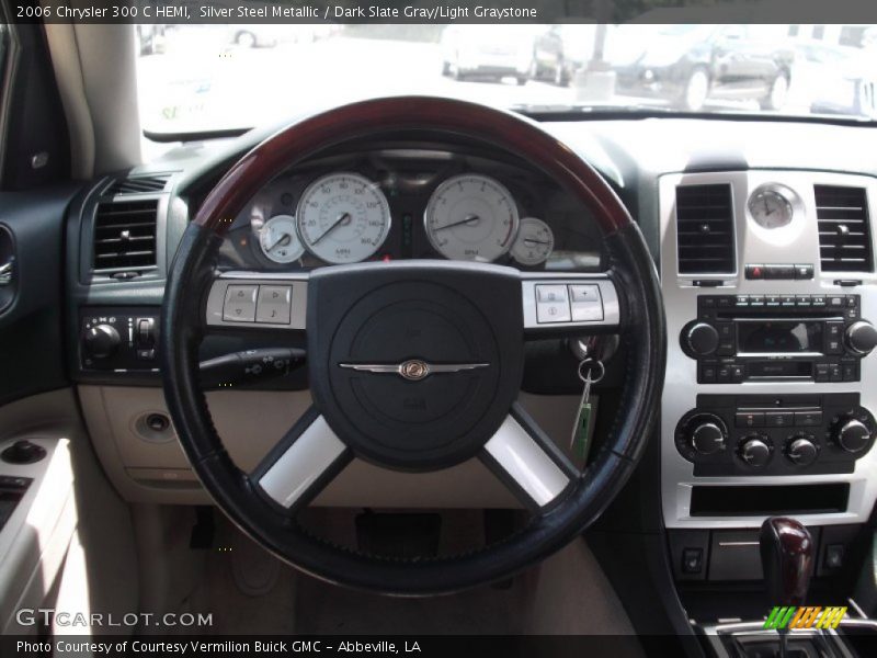 Silver Steel Metallic / Dark Slate Gray/Light Graystone 2006 Chrysler 300 C HEMI