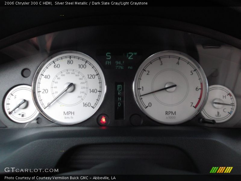 Silver Steel Metallic / Dark Slate Gray/Light Graystone 2006 Chrysler 300 C HEMI