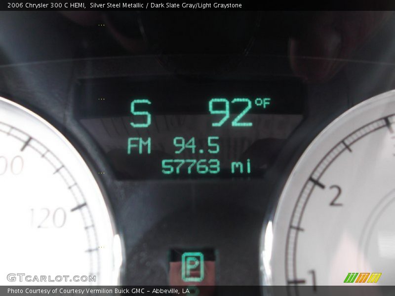 Silver Steel Metallic / Dark Slate Gray/Light Graystone 2006 Chrysler 300 C HEMI