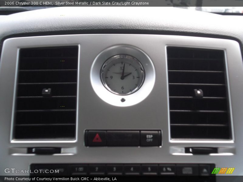 Silver Steel Metallic / Dark Slate Gray/Light Graystone 2006 Chrysler 300 C HEMI