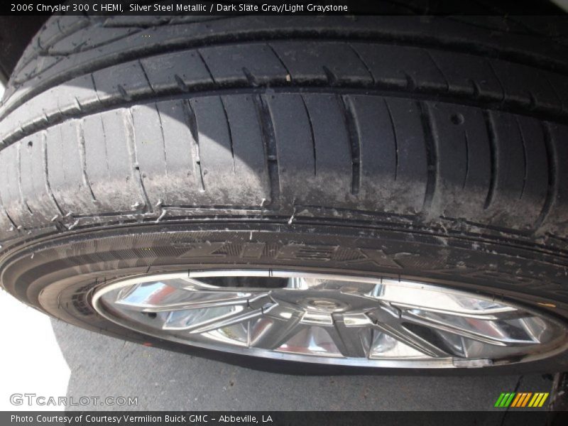 Silver Steel Metallic / Dark Slate Gray/Light Graystone 2006 Chrysler 300 C HEMI