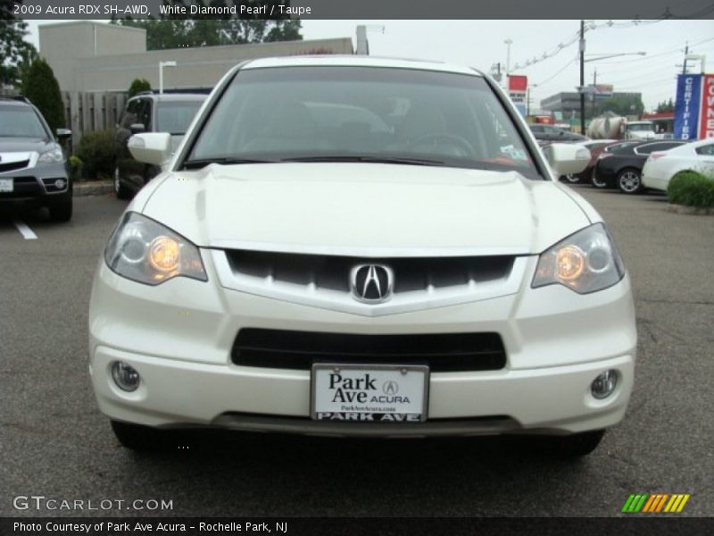White Diamond Pearl / Taupe 2009 Acura RDX SH-AWD