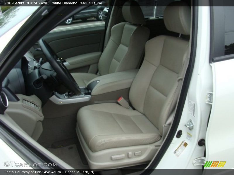 White Diamond Pearl / Taupe 2009 Acura RDX SH-AWD