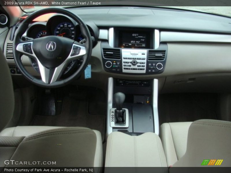 White Diamond Pearl / Taupe 2009 Acura RDX SH-AWD