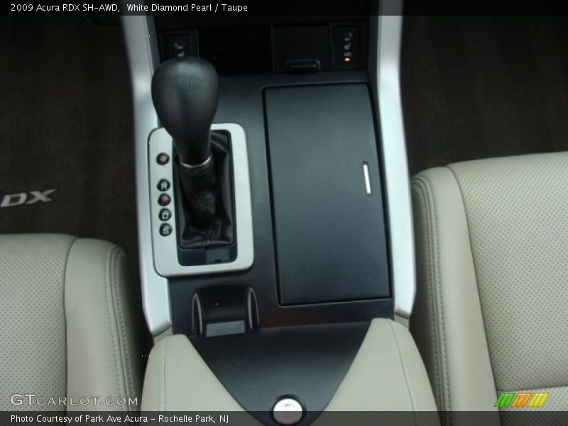 White Diamond Pearl / Taupe 2009 Acura RDX SH-AWD