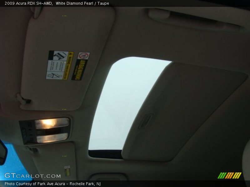 White Diamond Pearl / Taupe 2009 Acura RDX SH-AWD