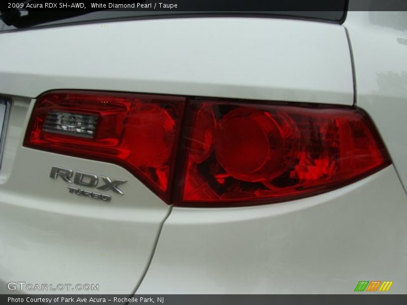 White Diamond Pearl / Taupe 2009 Acura RDX SH-AWD