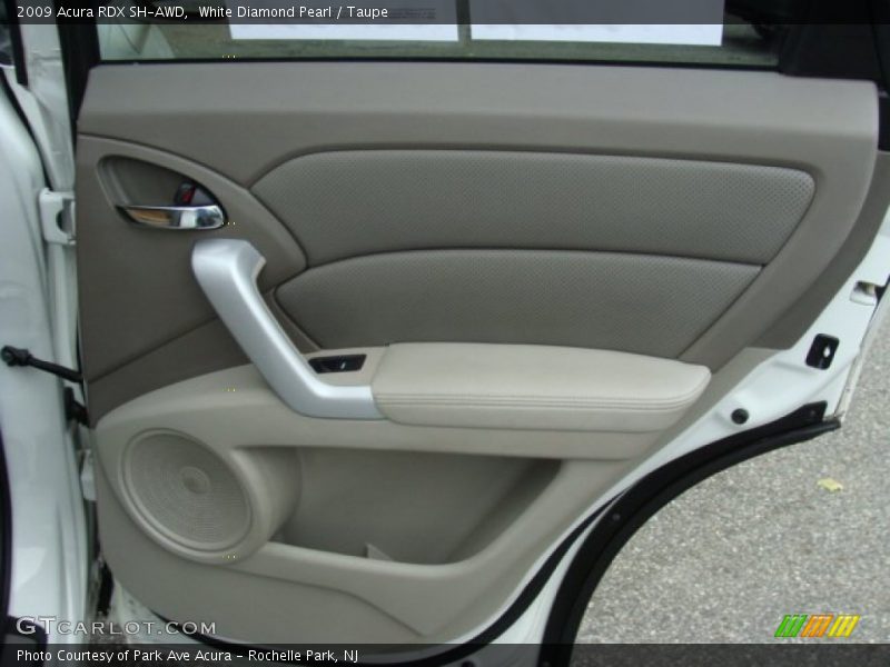 White Diamond Pearl / Taupe 2009 Acura RDX SH-AWD