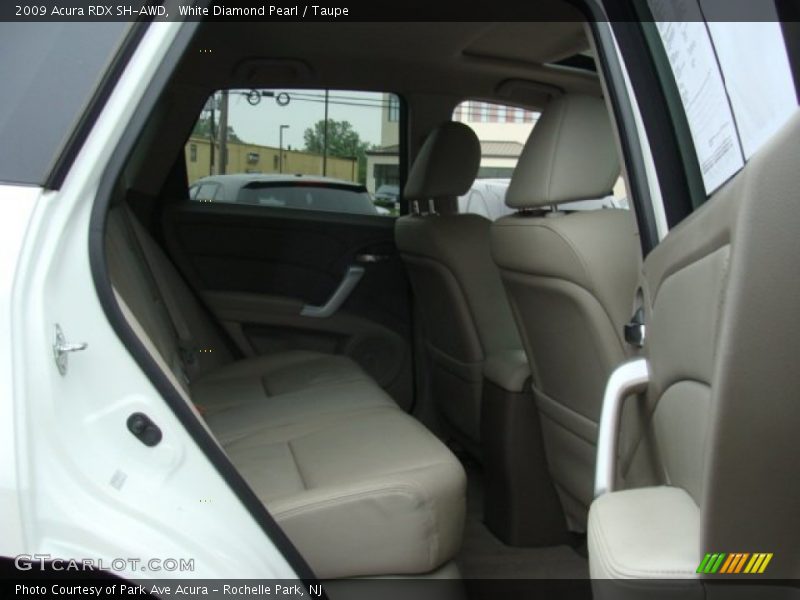 White Diamond Pearl / Taupe 2009 Acura RDX SH-AWD