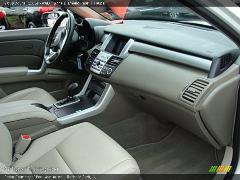 White Diamond Pearl / Taupe 2009 Acura RDX SH-AWD