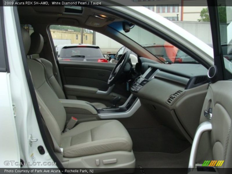 White Diamond Pearl / Taupe 2009 Acura RDX SH-AWD