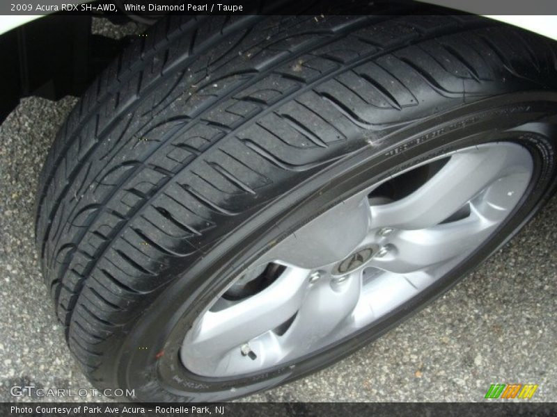 White Diamond Pearl / Taupe 2009 Acura RDX SH-AWD