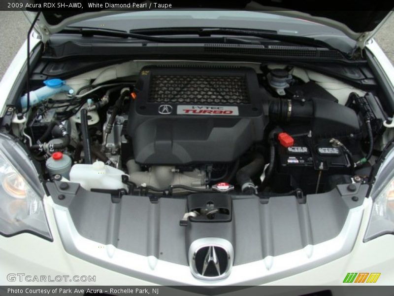 White Diamond Pearl / Taupe 2009 Acura RDX SH-AWD