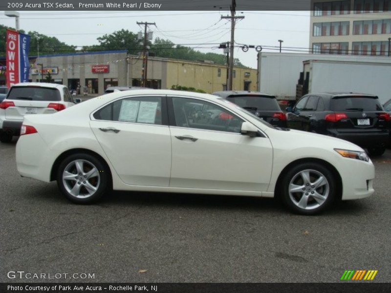 Premium White Pearl / Ebony 2009 Acura TSX Sedan