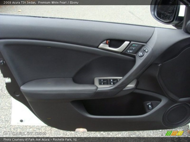 Premium White Pearl / Ebony 2009 Acura TSX Sedan