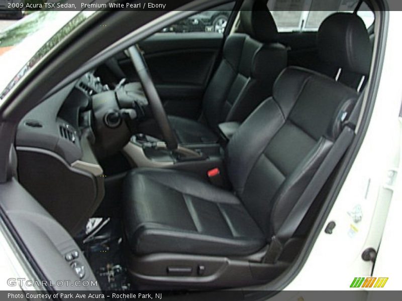 Premium White Pearl / Ebony 2009 Acura TSX Sedan